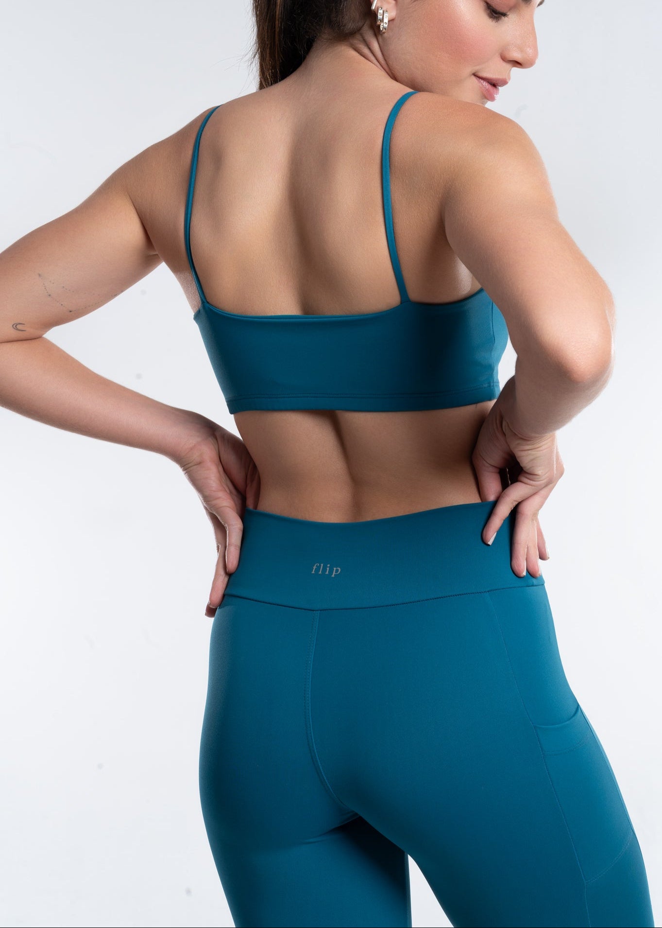 Legging com Bolso Petróleo