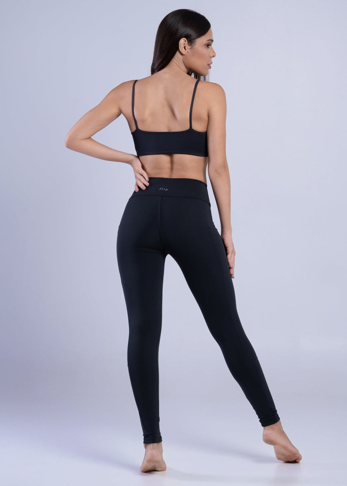 Legging com Bolso Preto