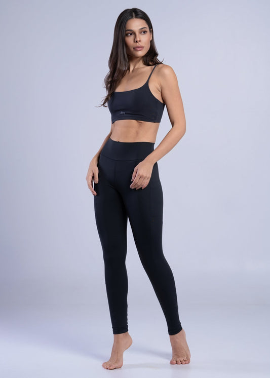 Legging com Bolso Preto
