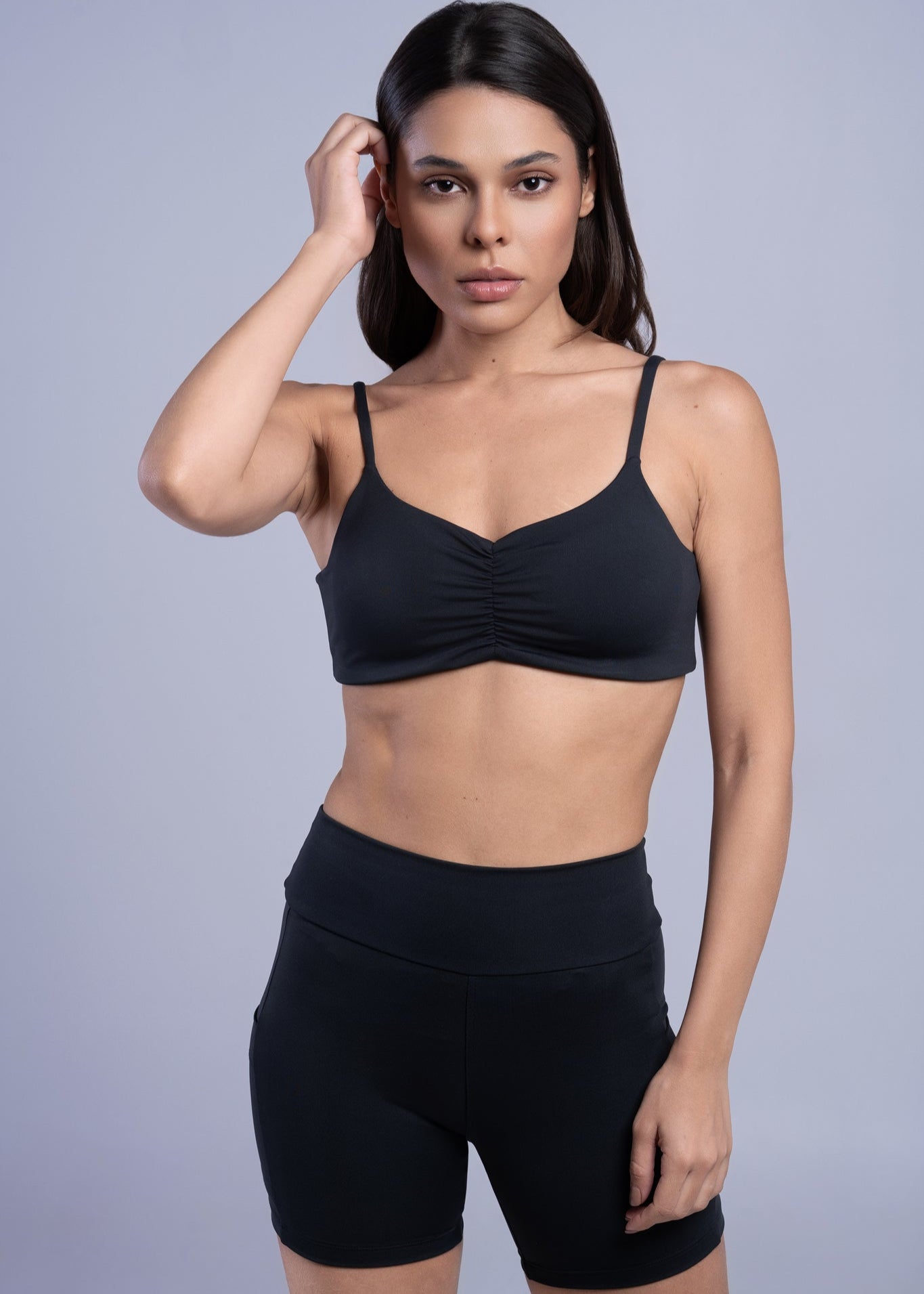 Short com Bolso Preto